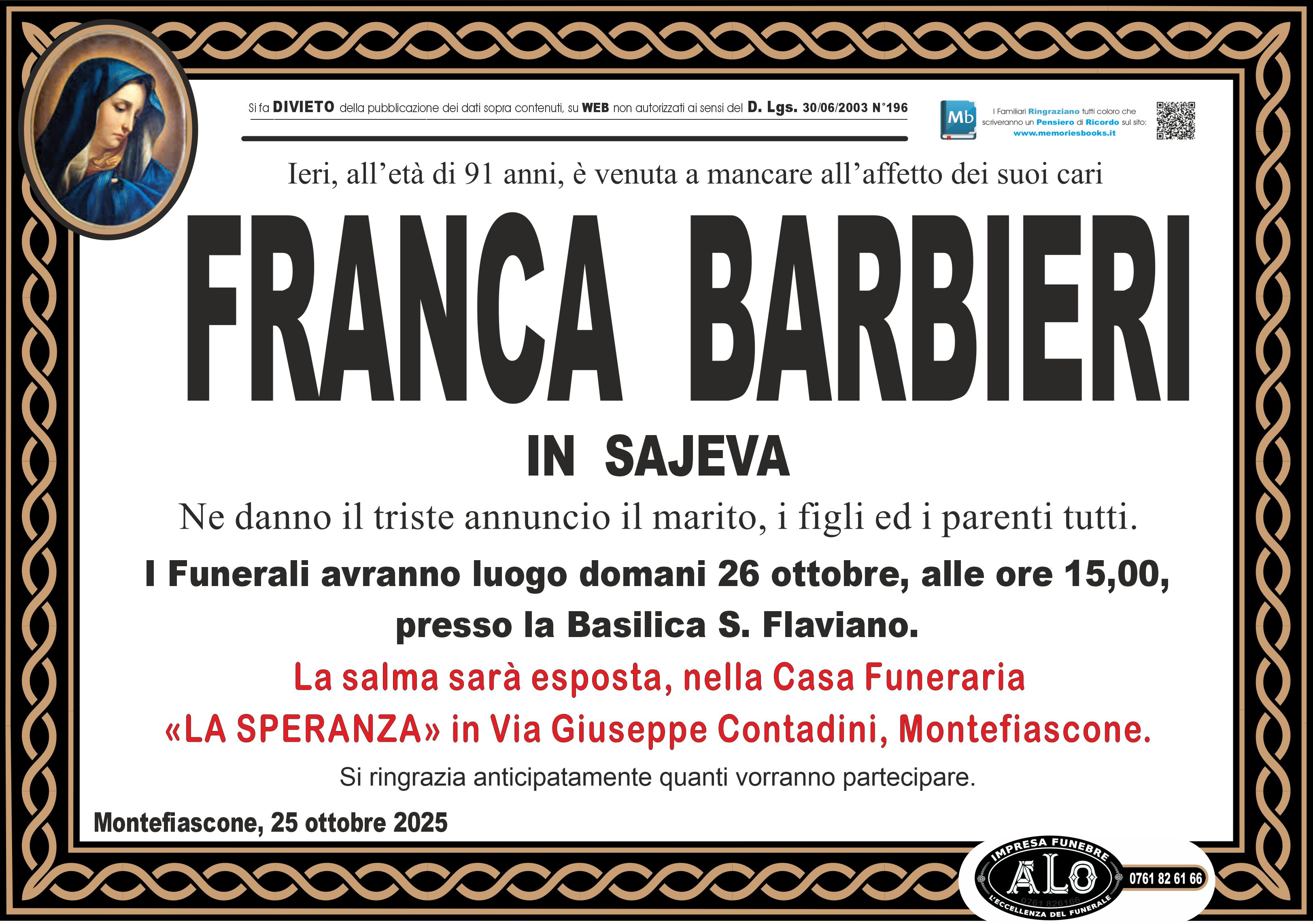Annuncio famiglia