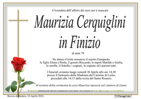 Maurizia Cerquiglini In Finizio (VA) 