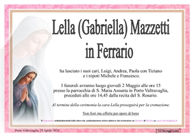 Gabriella Carla Mazzetti Ferrario