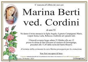 Marina Berti Cordini